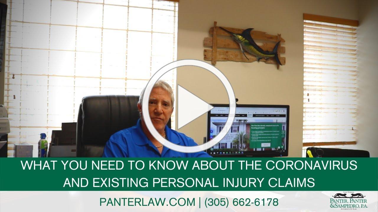 Coronavirus and existing personal injury claims - Florida Supreme Court