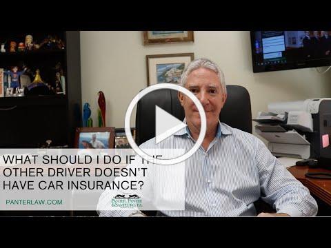 What should I do if the other driver doesn't have car insurance?