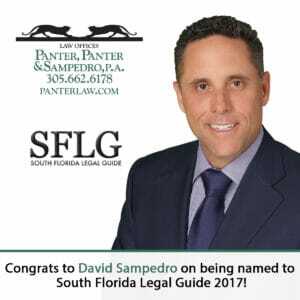 David Sampedro, Panter, & Sampedro 2017 South Florida Legal Guide Top Lawyer