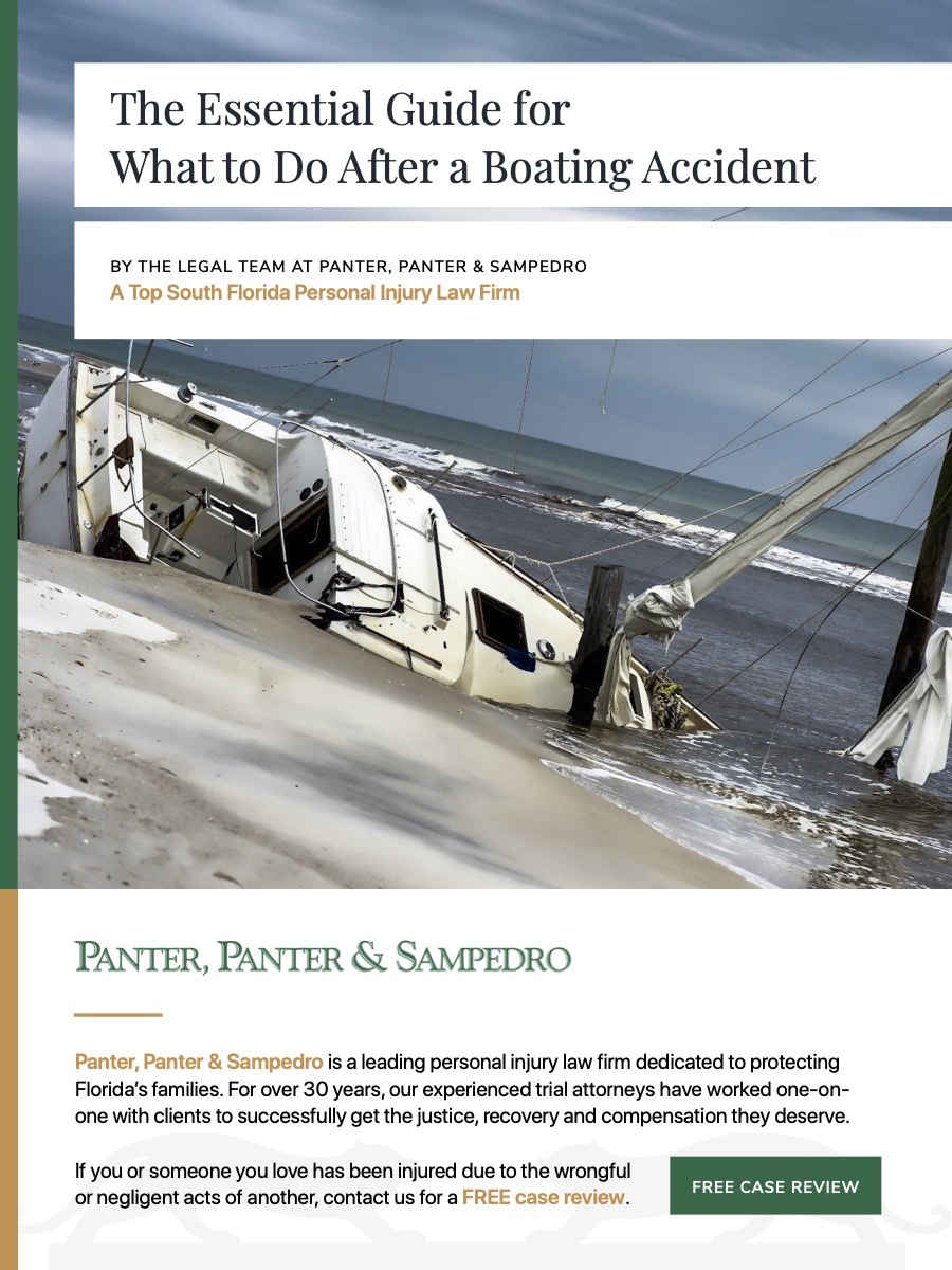 Panter Panter Sampedro The Essential Guide For What To Do After A Boating Accident