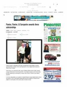 Panter Panter Sampedro Awards Three Scholarships – Miamis Community News Page 1 232x300 1